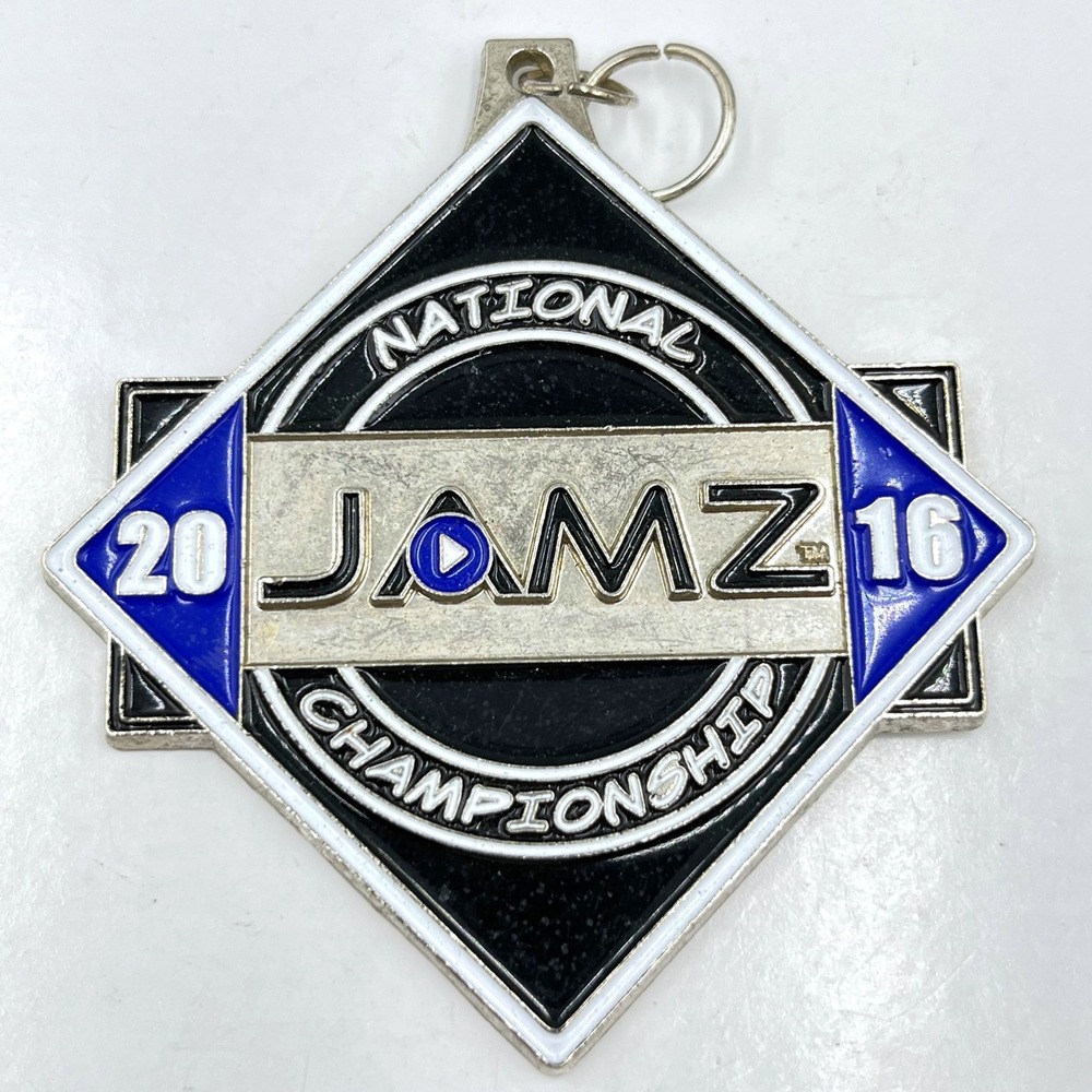 2016 National JAMZ Championship Medal Crown Awards Cheer Dance Spirit Pendant